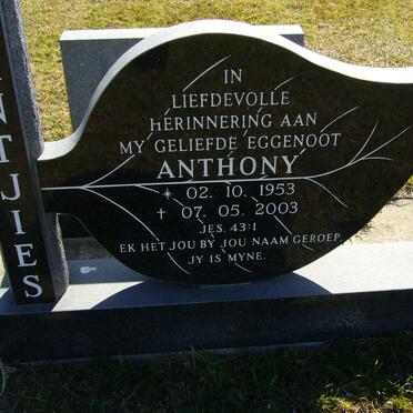JANTJIES Anthony 1953-2003