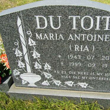 TOIT Maria Antoinetta, du 1943-1999
