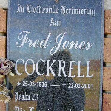 COCKRELL Fred Jones 1936-2001