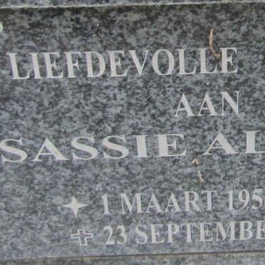 ALLERS Sassie 1958-2015