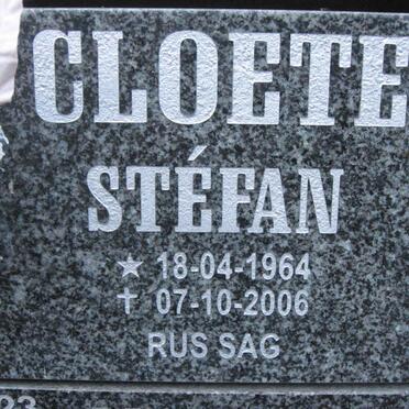 CLOETE Stéfan 1964-2006