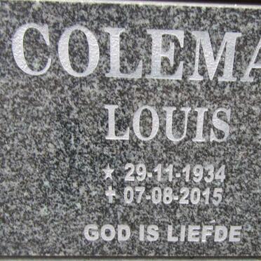 COLEMAN Louis 1934-2015