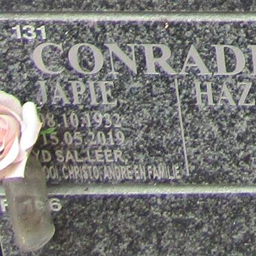 CONRADIE Japie 1932-2019 :: CONRADIE Hazel