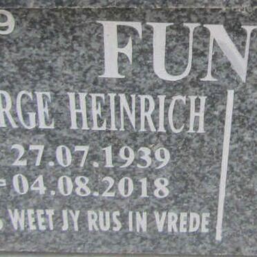FUNCK George Heinrich 1939-2018