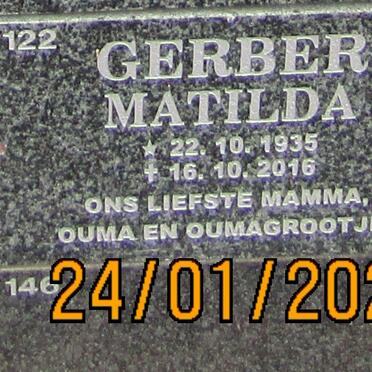 GERBER Matilda 1935-2016