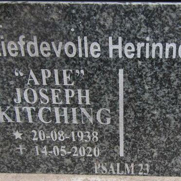 KITCHING Joseph 1938-2020