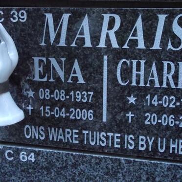 MARAIS Charles 1933-2006 &amp; Ena 1937-2006