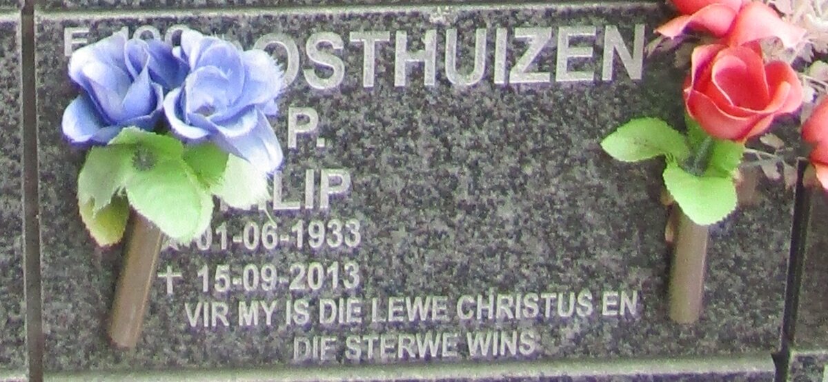 OOSTHUIZEN Philip 1933-2013