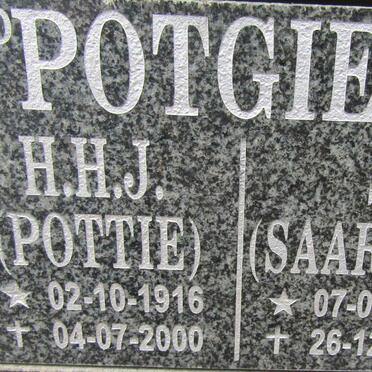 POTGIETER H.H.J. 1916-2020 &amp; S. 1924-2015
