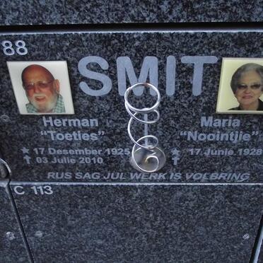 SMIT Herman 1925-2010 &amp; Maria  1928-