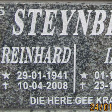 STEYNBERG Reinhard 1941-2008 &amp; Ina 1942-2011
