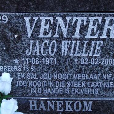 VENTER Jaco Eillie 1971-2008