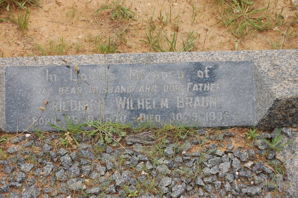 BRAUN Friedrich Wilhelm 1870-1936