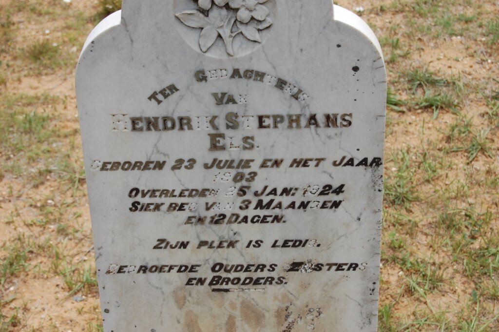 ELS Hendrik Stephans 1903-1924