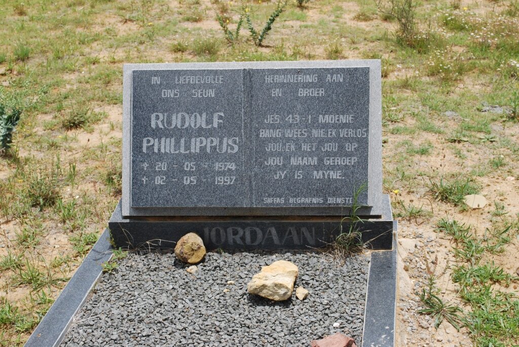 JORDAAN Rudolf Phllippus 1974-1997