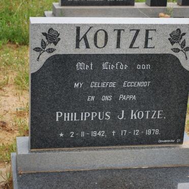 KOTZE Philippus J. 1942-1978