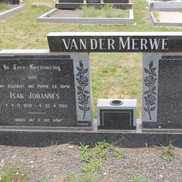 MERWE Isak Johannes, van der 1930-1985