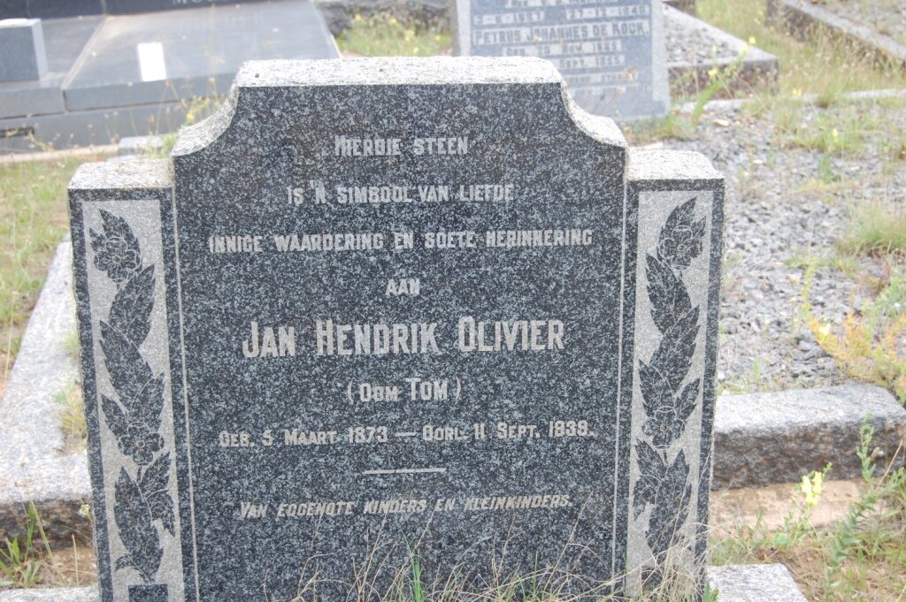 OLIVIER Jan Hendrik 1873-1939