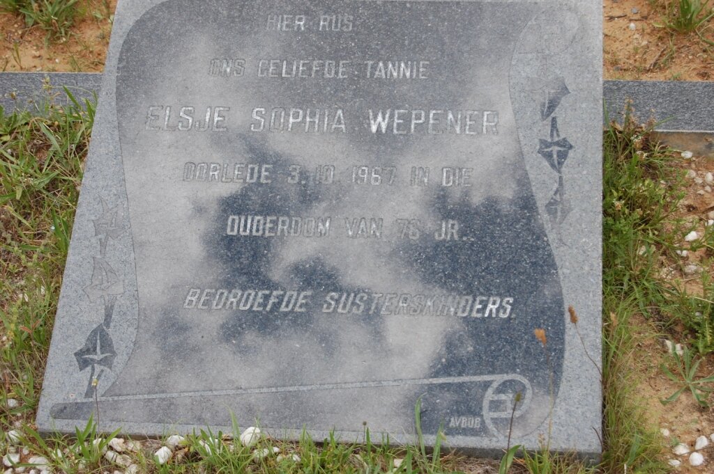 WEPENER Elsie Sophia -1967