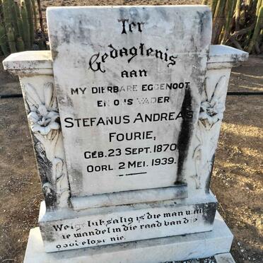 FOURIE Stefanus Andreas 1870-1939