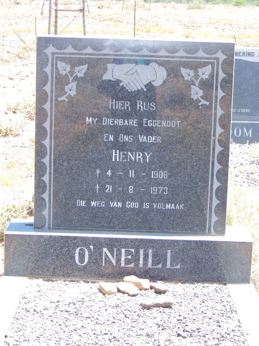 O'NEILL Henry 1906-1973