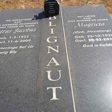 BLIGNAUT Petrus Jacobus 1932-2009 & Magrieta STEENBERG 1928-2019_3