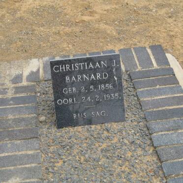 BARNARD Christiaan J. 1856-1935