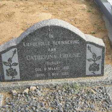 CROUSE Catherina 1881-1966