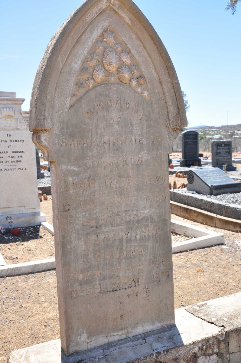 CAMERON Sarah Henriette 1825-1906 :: CROONS Emily Ann 1844-1902