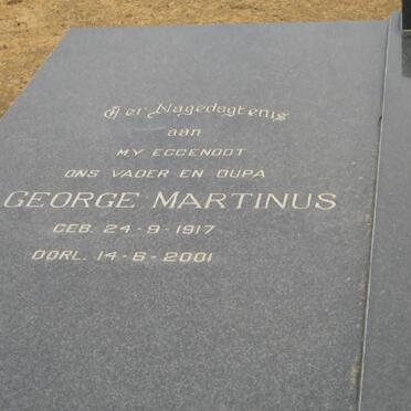 FERREIRA George Martinus 1917-2001 &amp; Enid Ellen WATSON 1918-2003 :: FERREIRA Andre Hercules 1947-2006