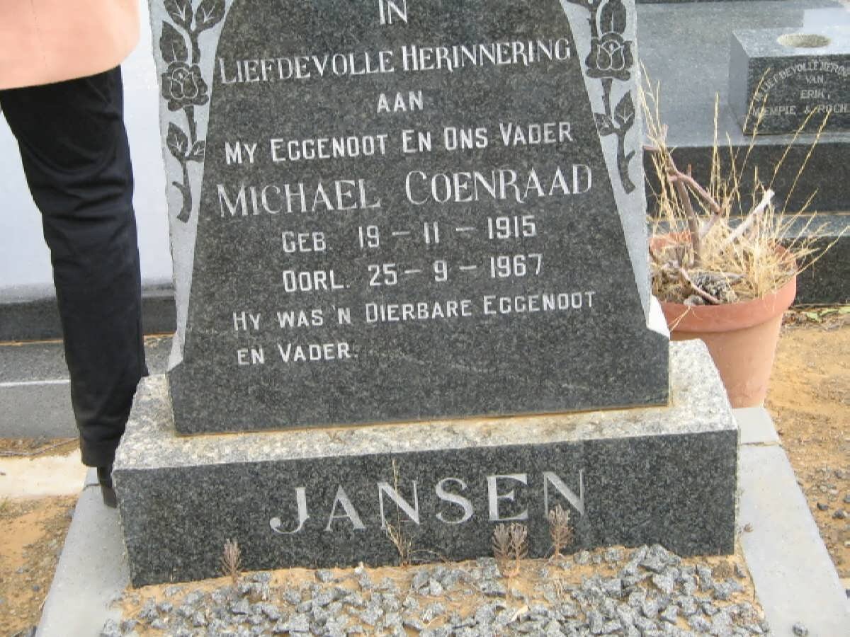 JANSEN Michael Coenraad 1915-1967