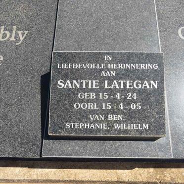 LATEGAN Santie 1924-2005