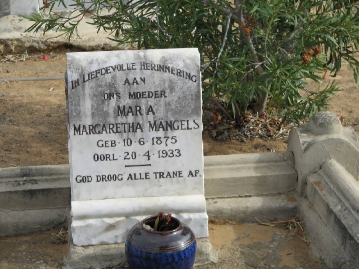 MANGELS Maria Margaretha 1875-1933