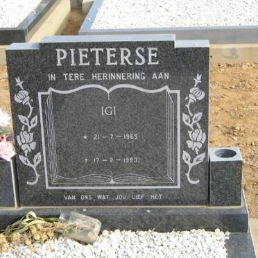 PIETERSE IGI 1965-1993