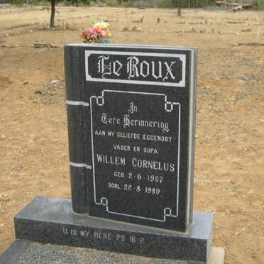 ROUX Willem Cornelus, le 1907-1989