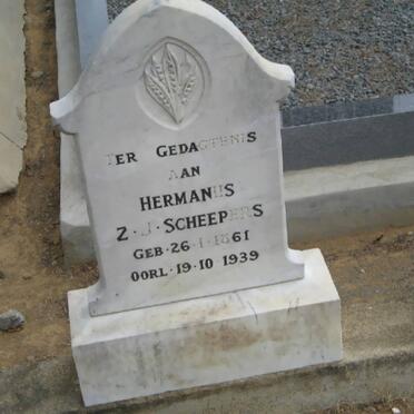 SCHEEPERS Hermanus Z.J. 1861-1939