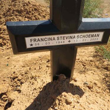 SCHOEMAN Francina Stevina 1948-2023