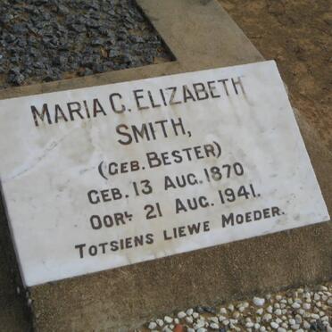 SMITH Maria C. Elizabeth geb BESTER 1870-1941