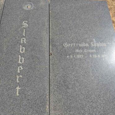 SLABBERT Gideon Johannes 1892-1973 & Gertruida Sophia CROUSE 1893-1977_2
