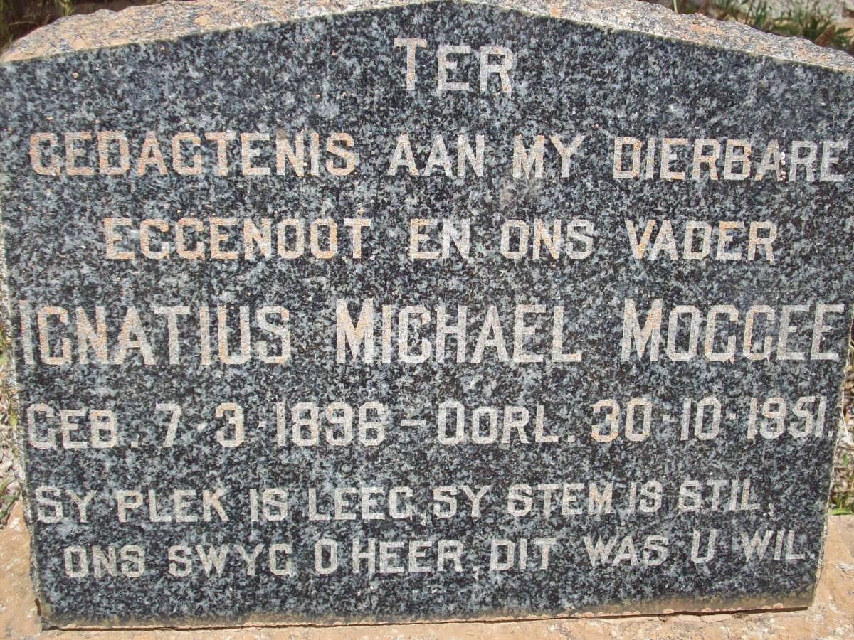 MOGGEE Ignatius Michael 1896-1951