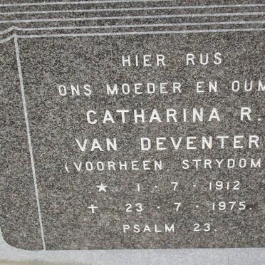 DEVENTER Catharina R., van formerly STRYDOM 1912-1975