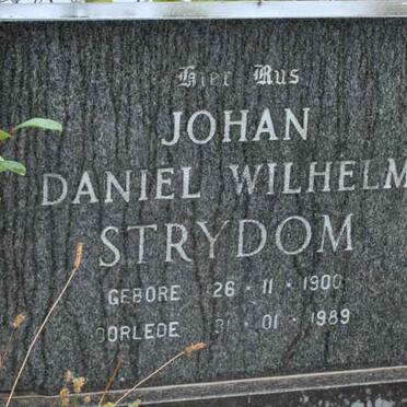 STRYDOM Johan Daniel Wilhelm 1900-1989