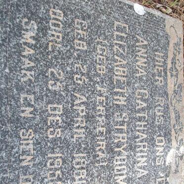 STRYDOM Jan Jacob 1871-1934 &amp; Anna Catharina Elizabeth FERREIRA 1881-1953