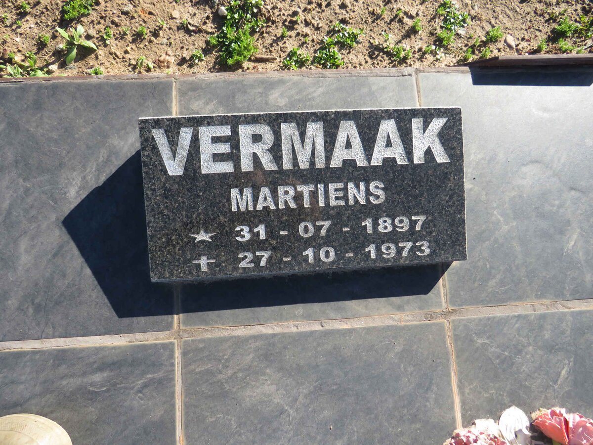 VERMAAK Martiens 1897-1973