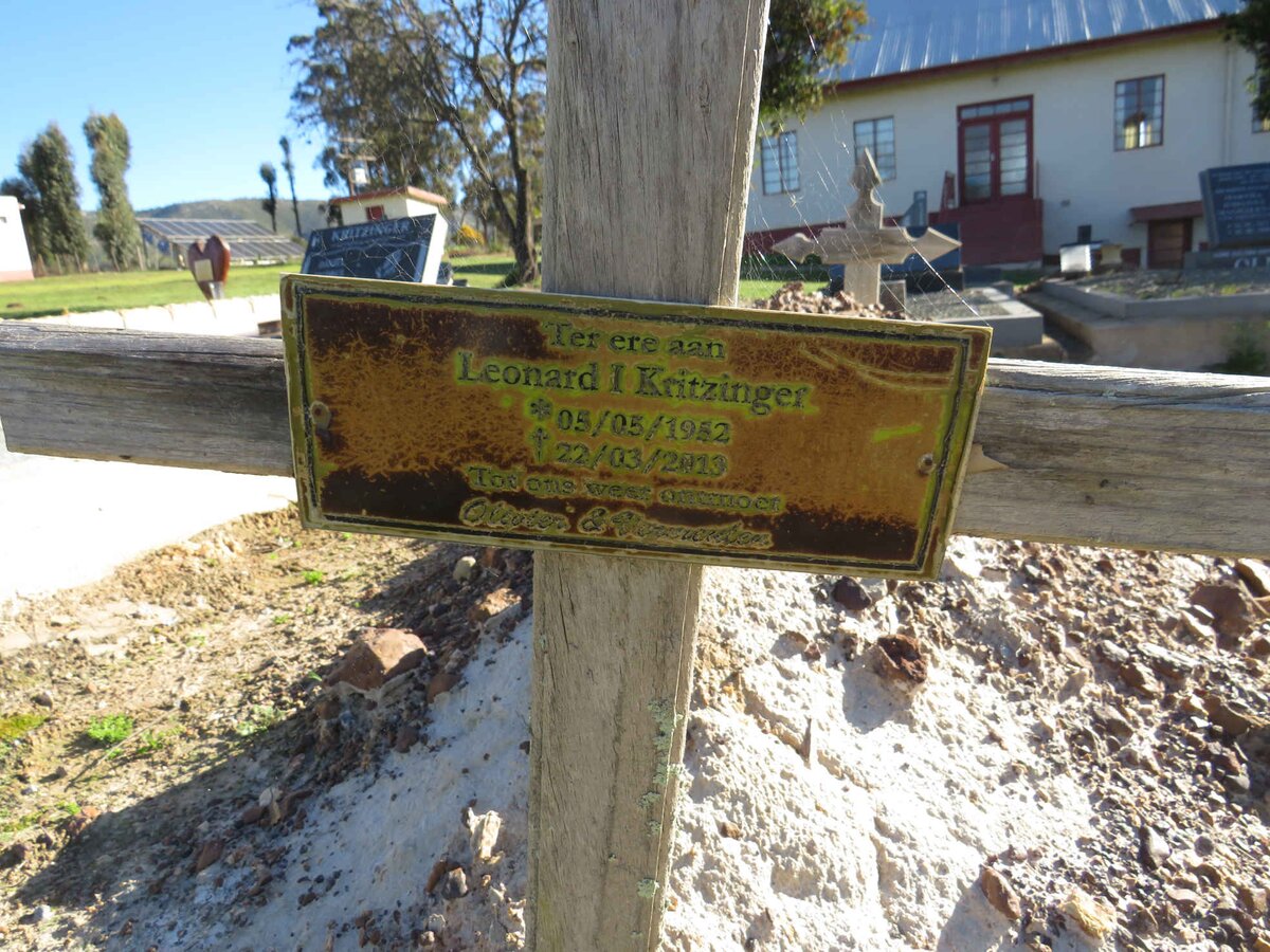 KRITZINGER Leonard I. 1952-2019