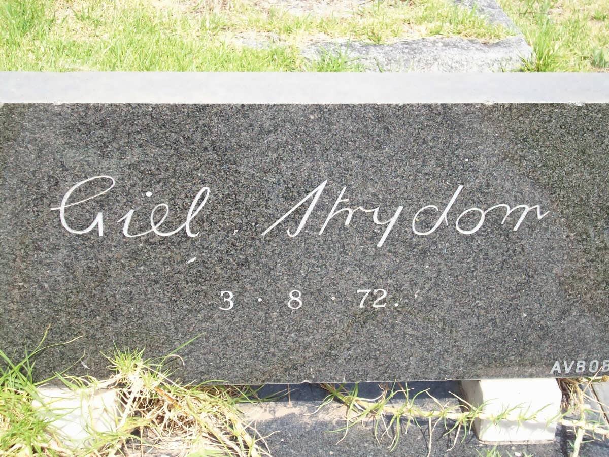 STRYDOM Giel -1972