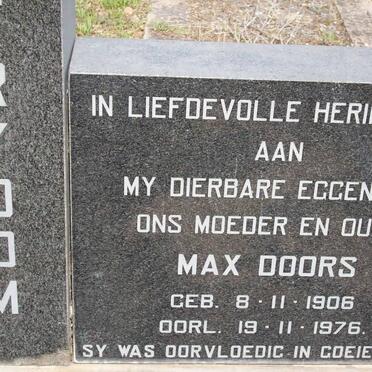 STRYDOM Max Doors 1906-1976