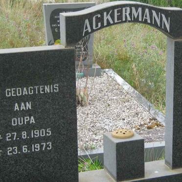 ACKERMANN 1905-1973 &amp; 1910-1985