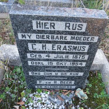 ERASMUS C.H. 1875-1954