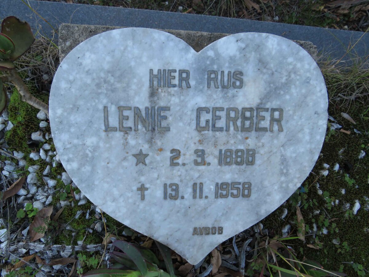 GERBER Lenie 1888-1958